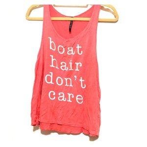 Loose fitting boutique tank